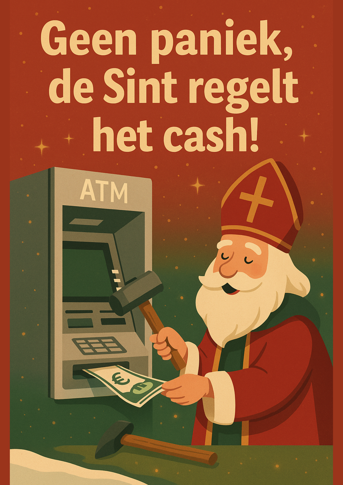 π
Geen paniek, de Sint regelt het cash!