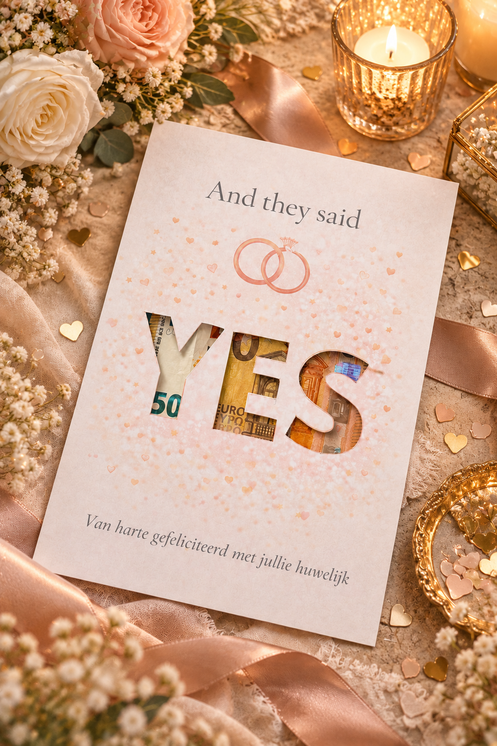 Last Minute Bruiloft Geldcadeau – PDF Direct Download – YES