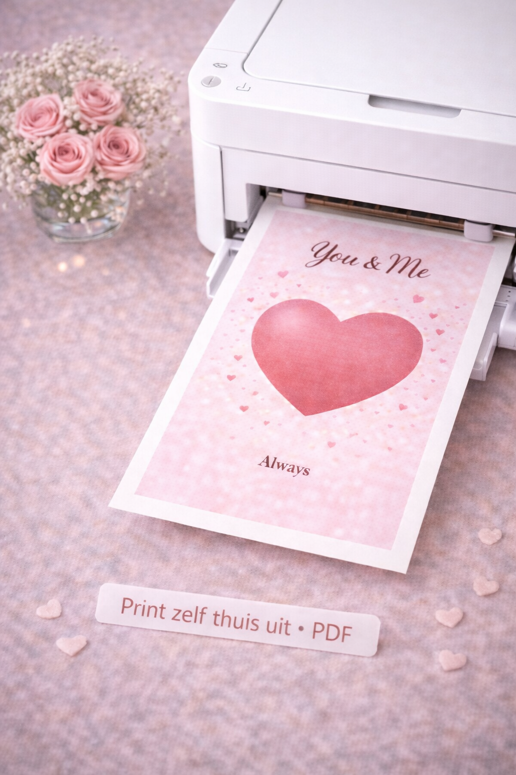 Valentijn Geldcadeau Printable PDF – You & Me | Direct Download