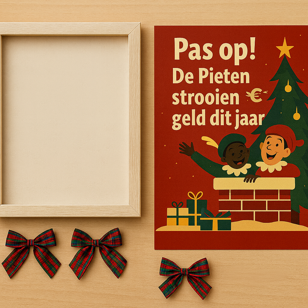 🎁Pas op! De Pieten strooien geld dit jaar” – DIY Geldcadeau Pakket.