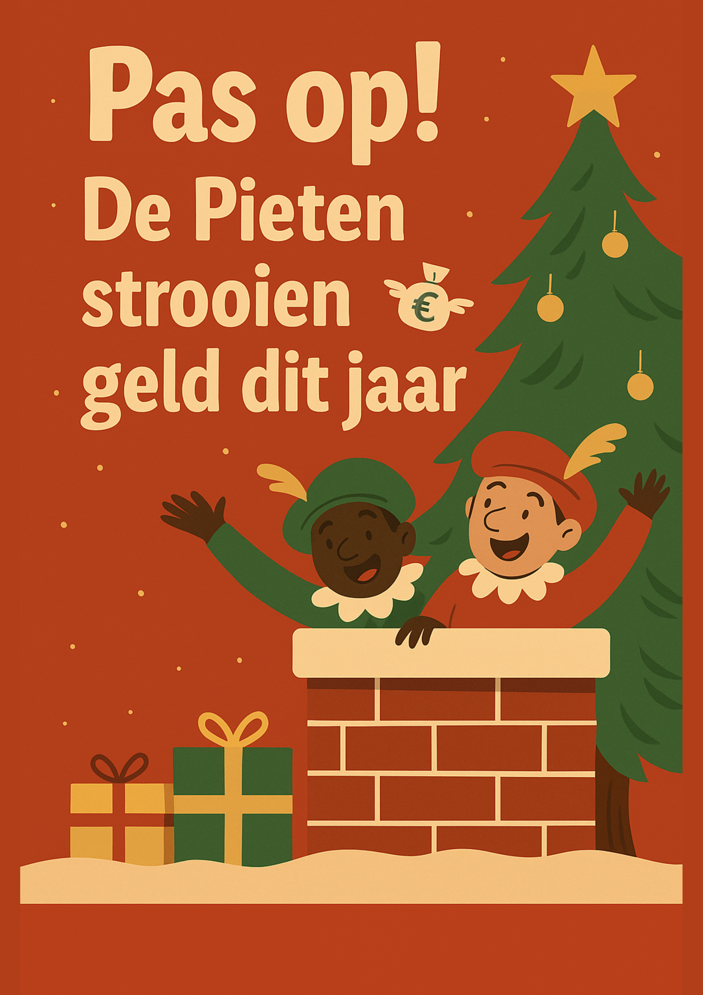 🎅Pas op! De Pieten strooien geld dit jaar