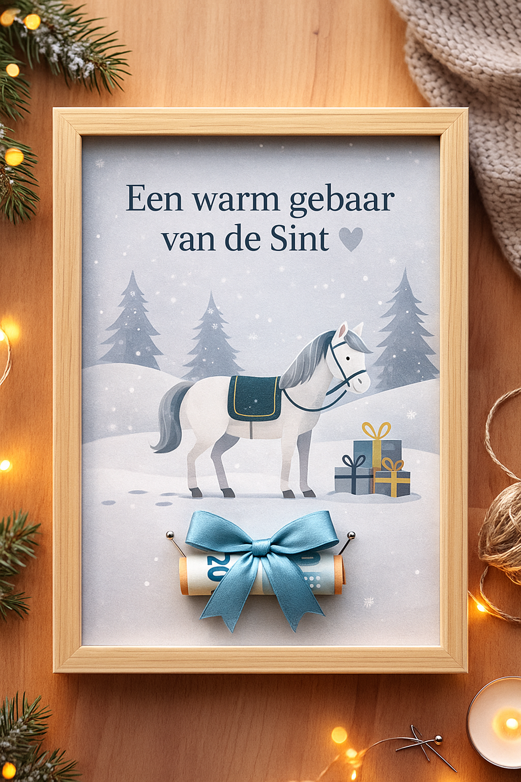 🎁 Een warm gebaar van de Sint – DIY Geldcadeau Pakket