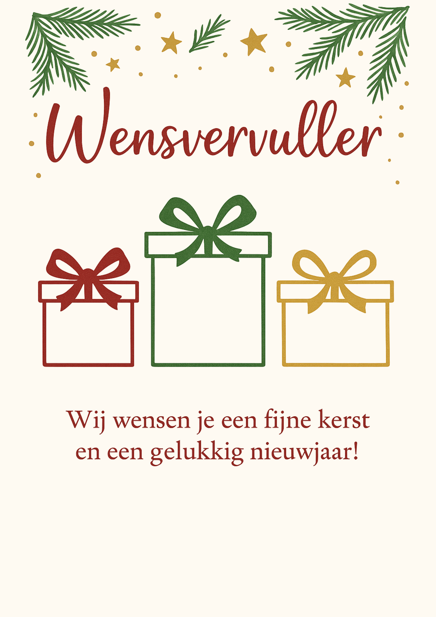 π Wensvervuller β Drie Cadeaus