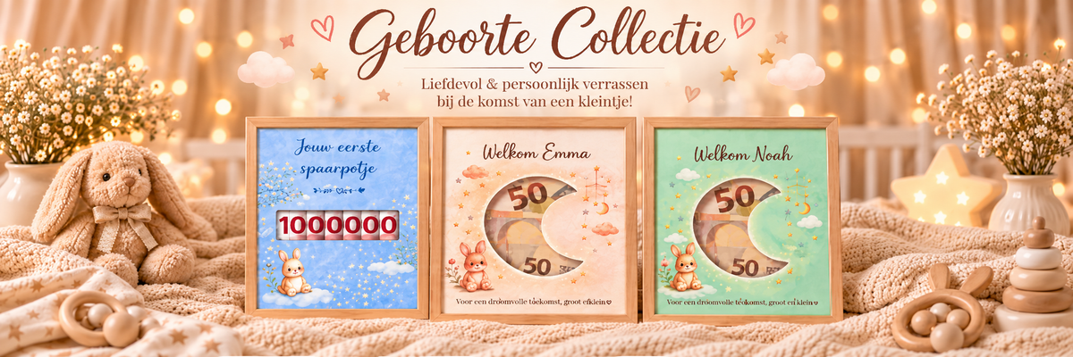 Geboorte & Babyshower geldcadeaus