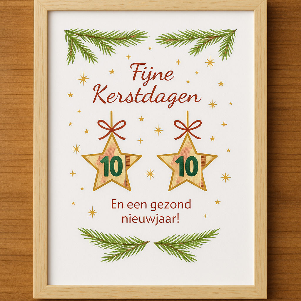 🌟 Fijne Kerstdagen – Twee Sterren