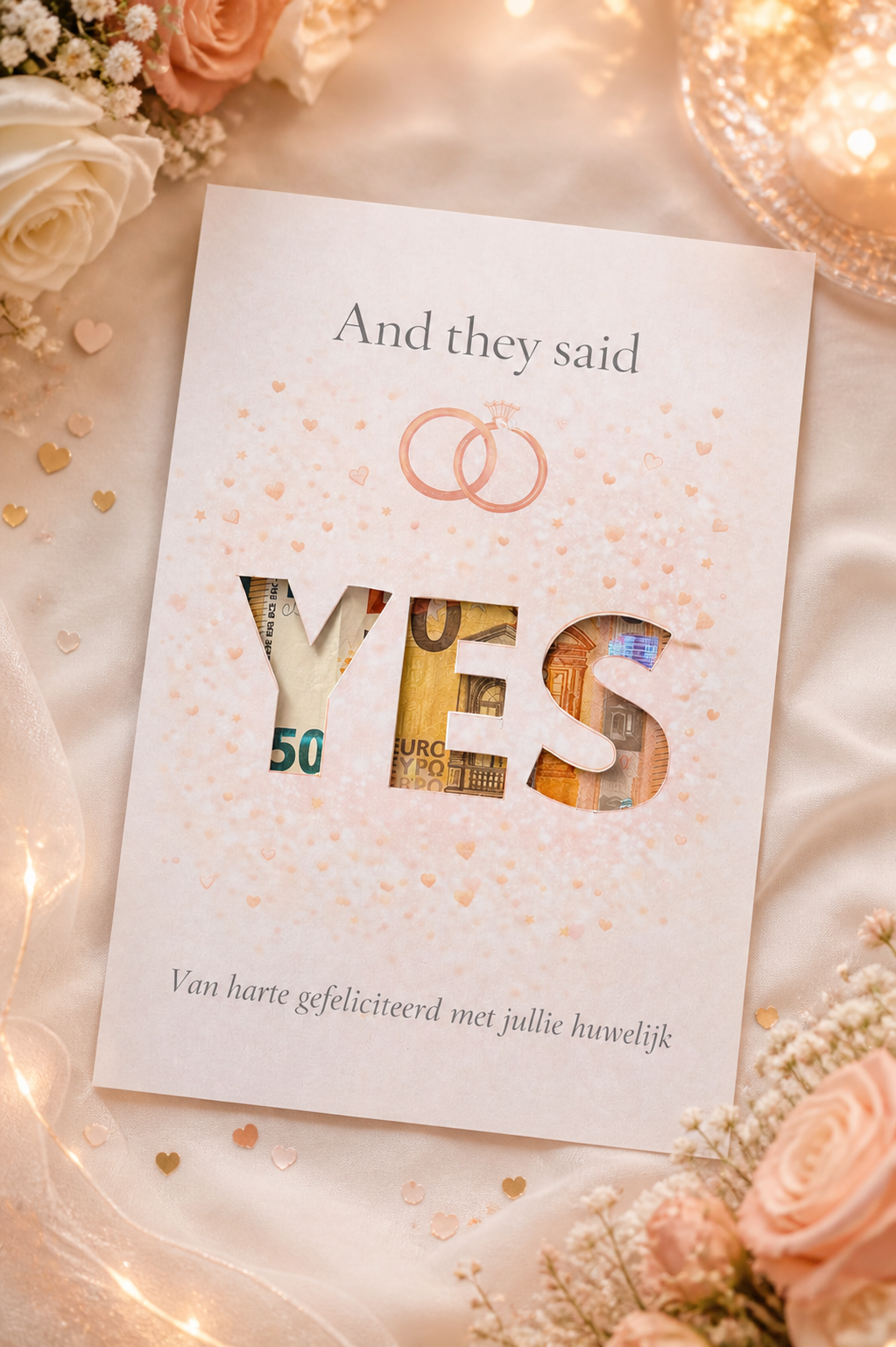 Last Minute Bruiloft Geldcadeau – PDF Direct Download – YES