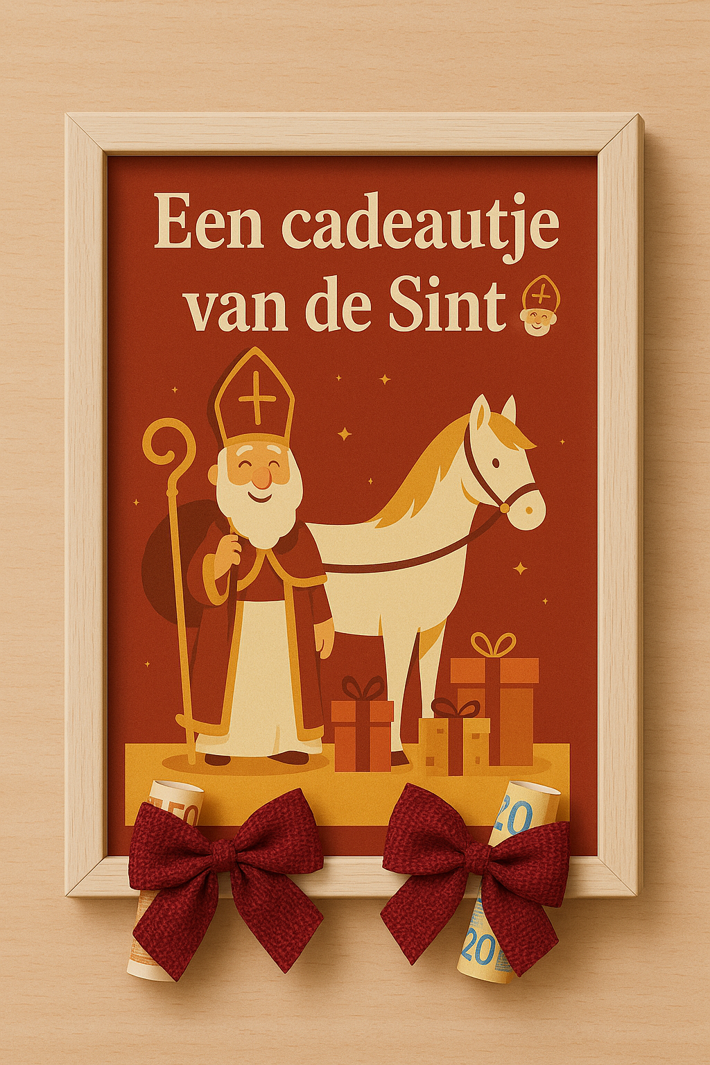 🎁 Een Cadeautje van de Sint – DIY Geldcadeau Pakket