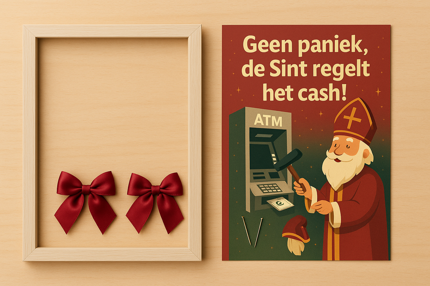 🎁 Geen paniek de Sint regelt het cash - DIY Geldcadeau Pakket