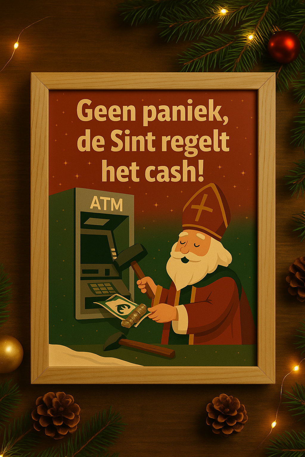 🎅 Geen paniek, de Sint regelt het cash!