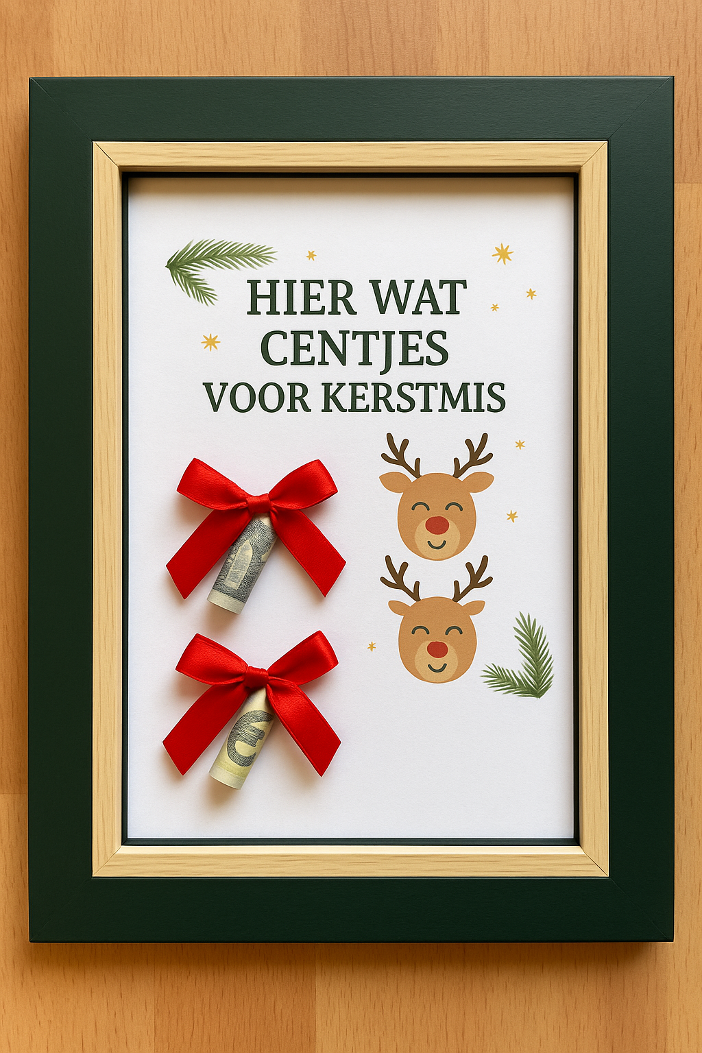 🦌🎄Hier wat centjes voor Kerstmis - DIY Geldcadeau Pakket 🦌🎄