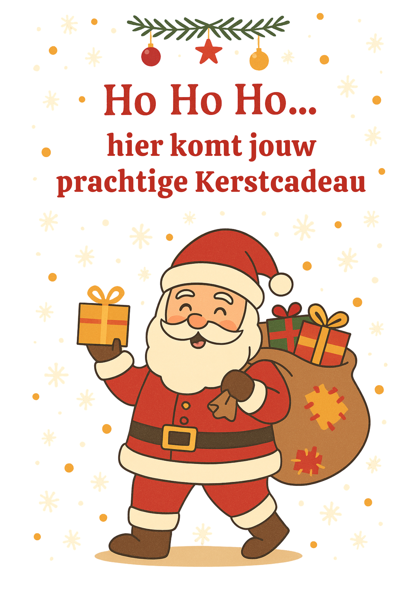 🎅 HoHoHo Kerstman met cadeautjes