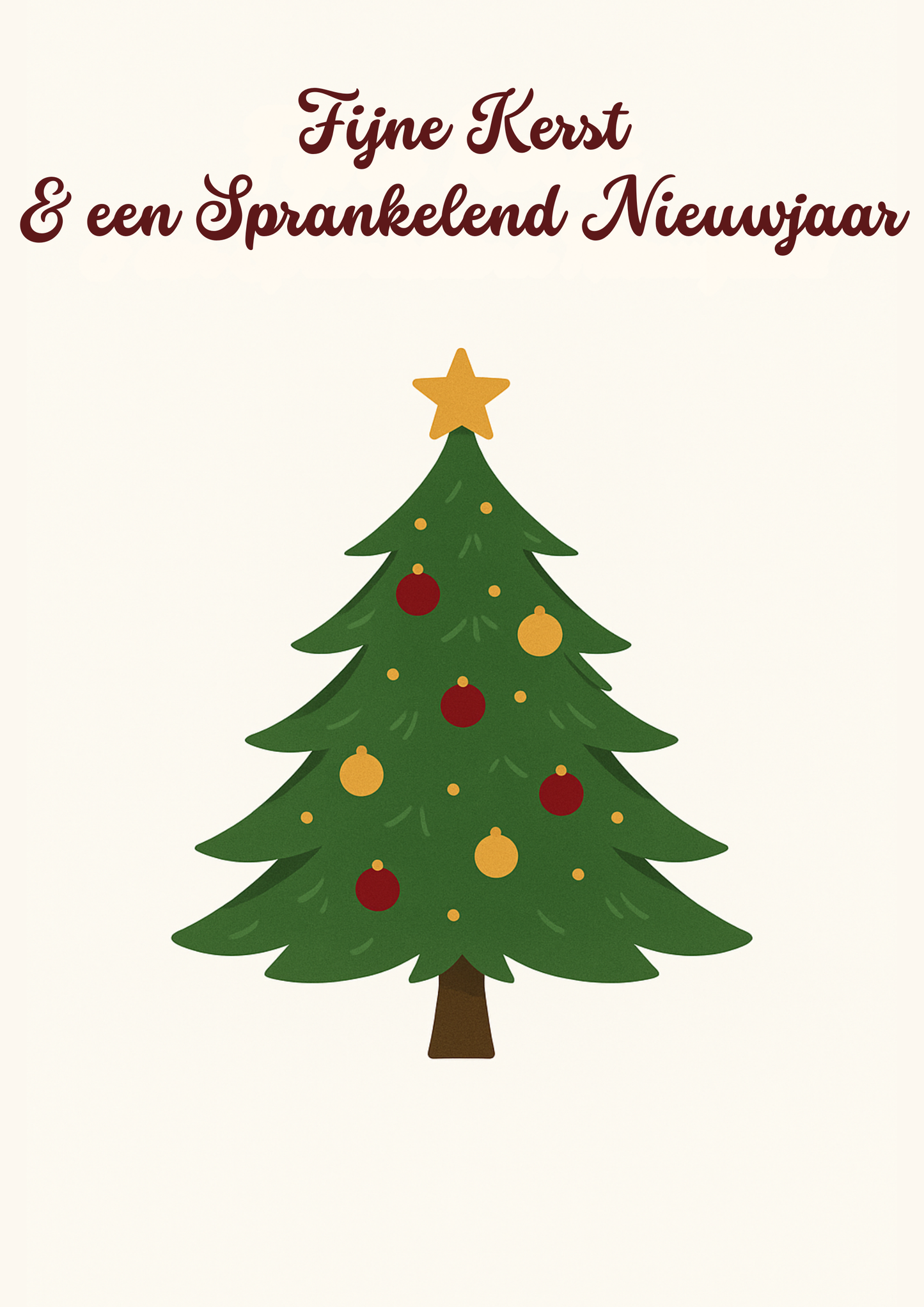 🎄Kerstboom Fijne Kerst