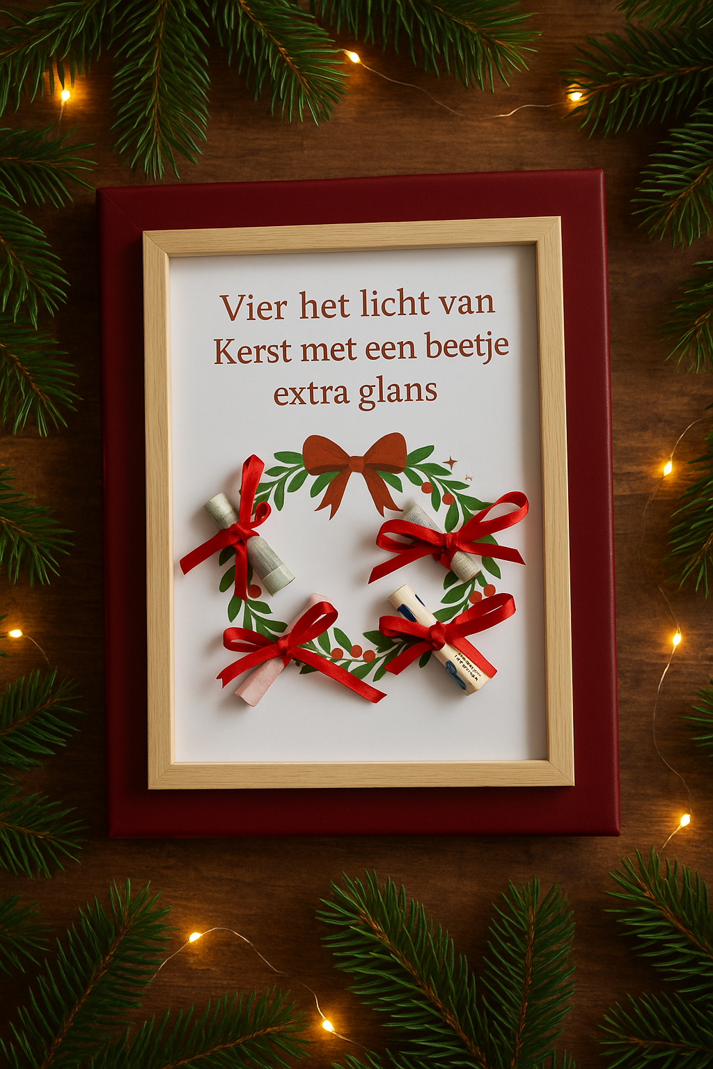 ✨ Kerstkrans-Vier het licht van Kerst