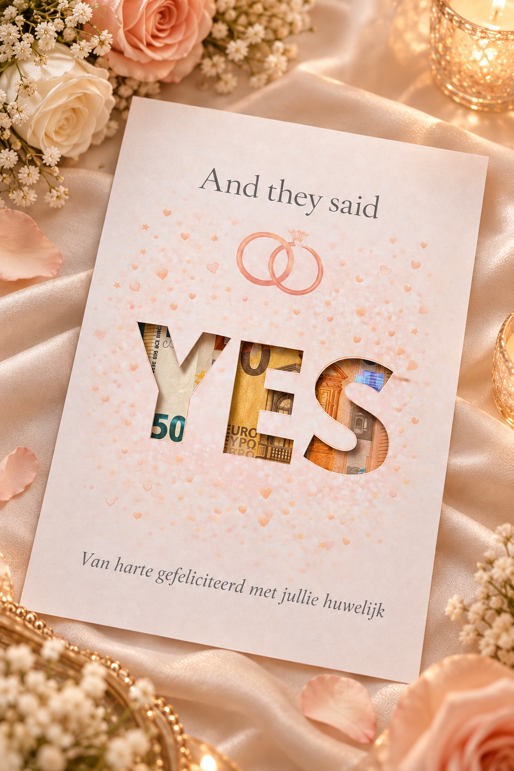 Last Minute Bruiloft Geldcadeau – PDF Direct Download – YES