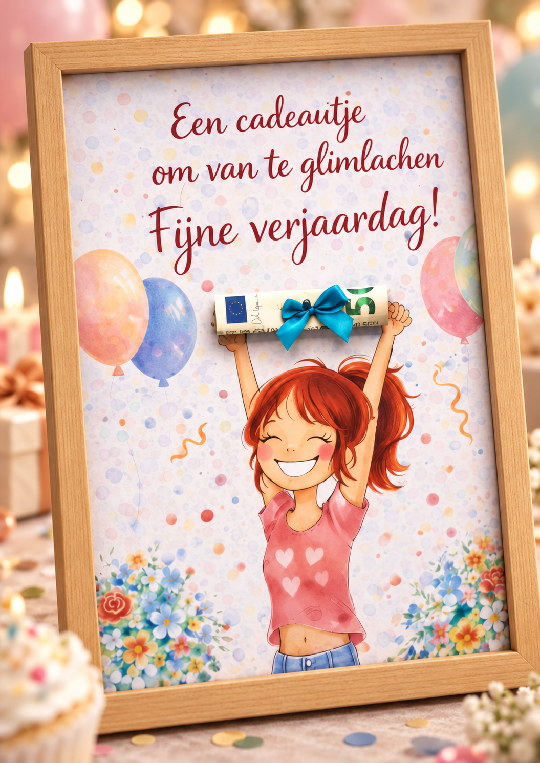 Geldcadeau Verjaardag DIY Pakket – Een cadeautje om van te glimlachen