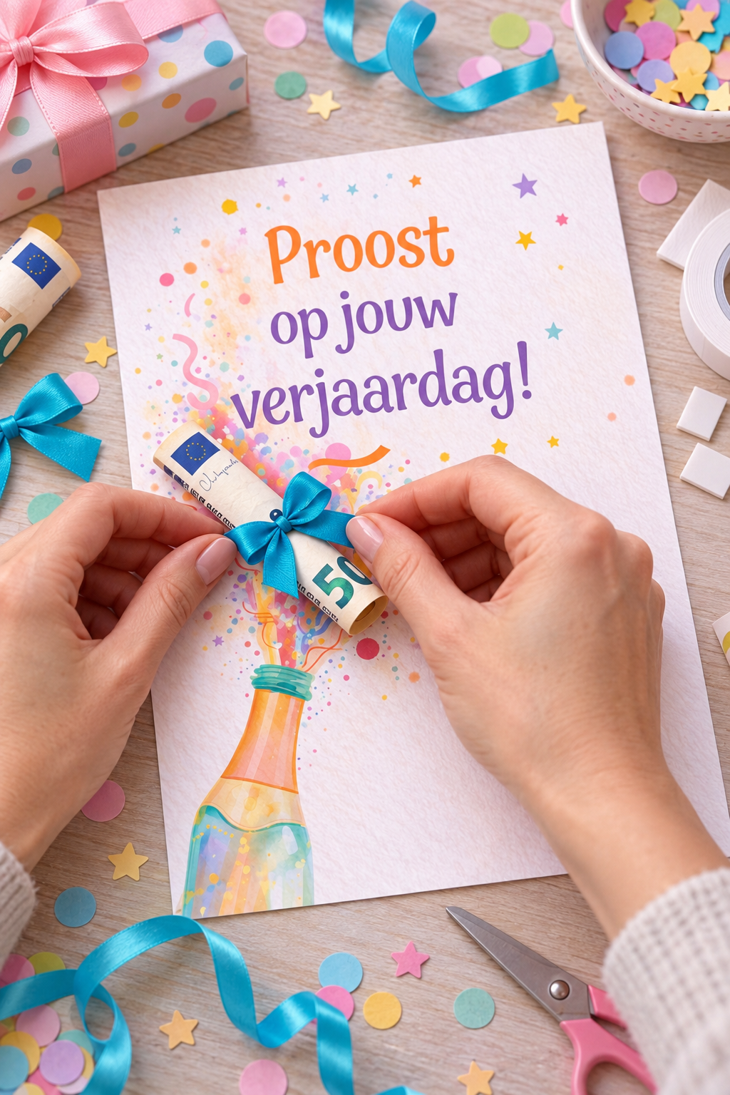 Last Minute Verjaardag Geldcadeau - PDF Direct Download – Proost op jouw verjaardag