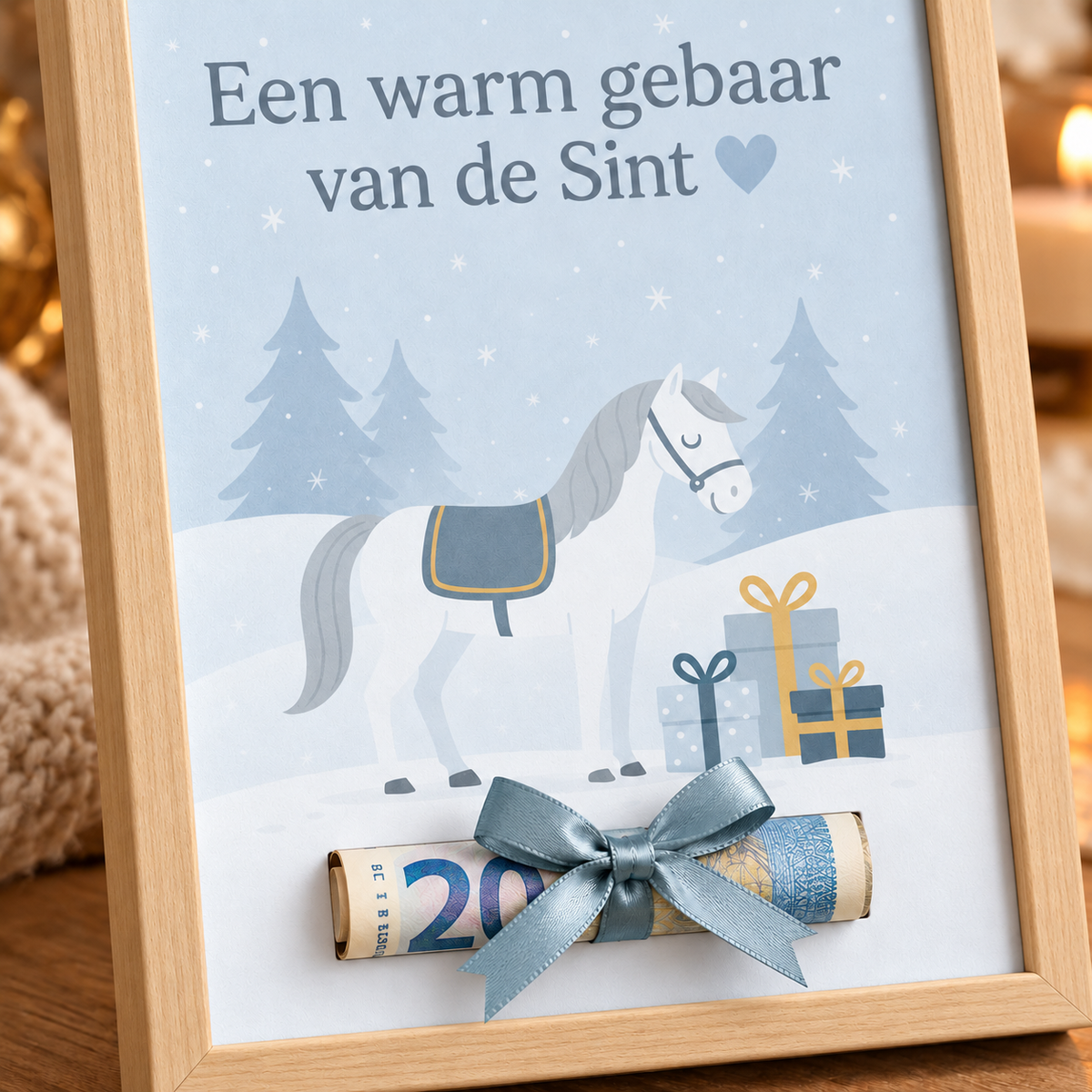 Geldcadeau Sinterklaas DIY Pakket - Een warm gebaar van de Sint