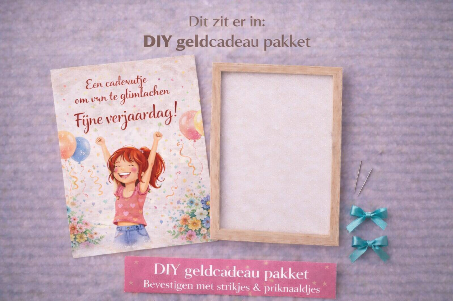 DIY Verjaardag Geldcadeau pakket - Een cadeautje om van te glimlachen