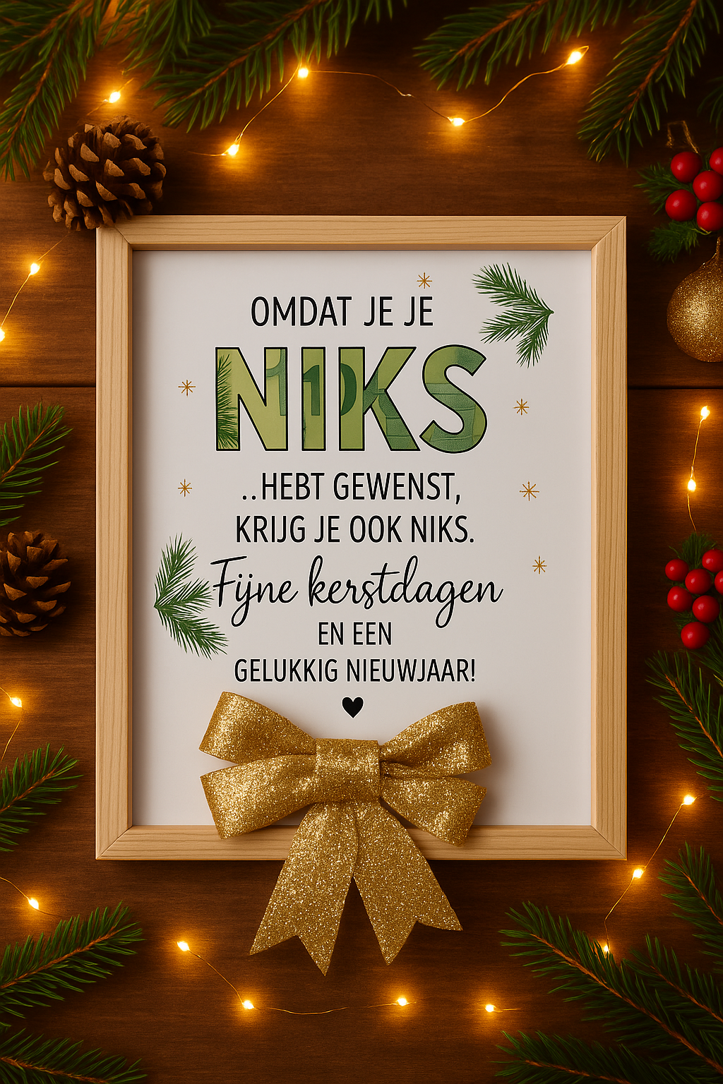 🎁 Omdat je je niks hebt gewenst – Krijg je ook niks
