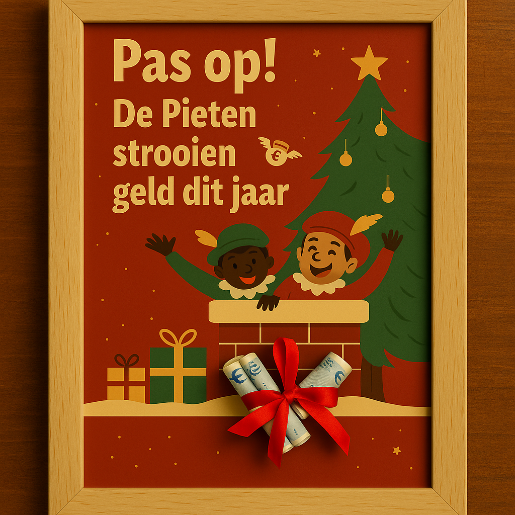 🎅Pas op! De Pieten strooien geld dit jaar