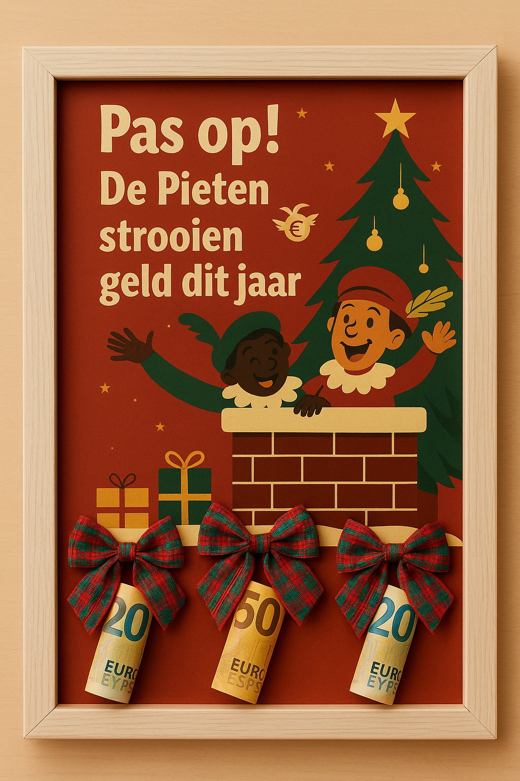 🎁Pas op! De Pieten strooien geld dit jaar” – DIY Geldcadeau Pakket.