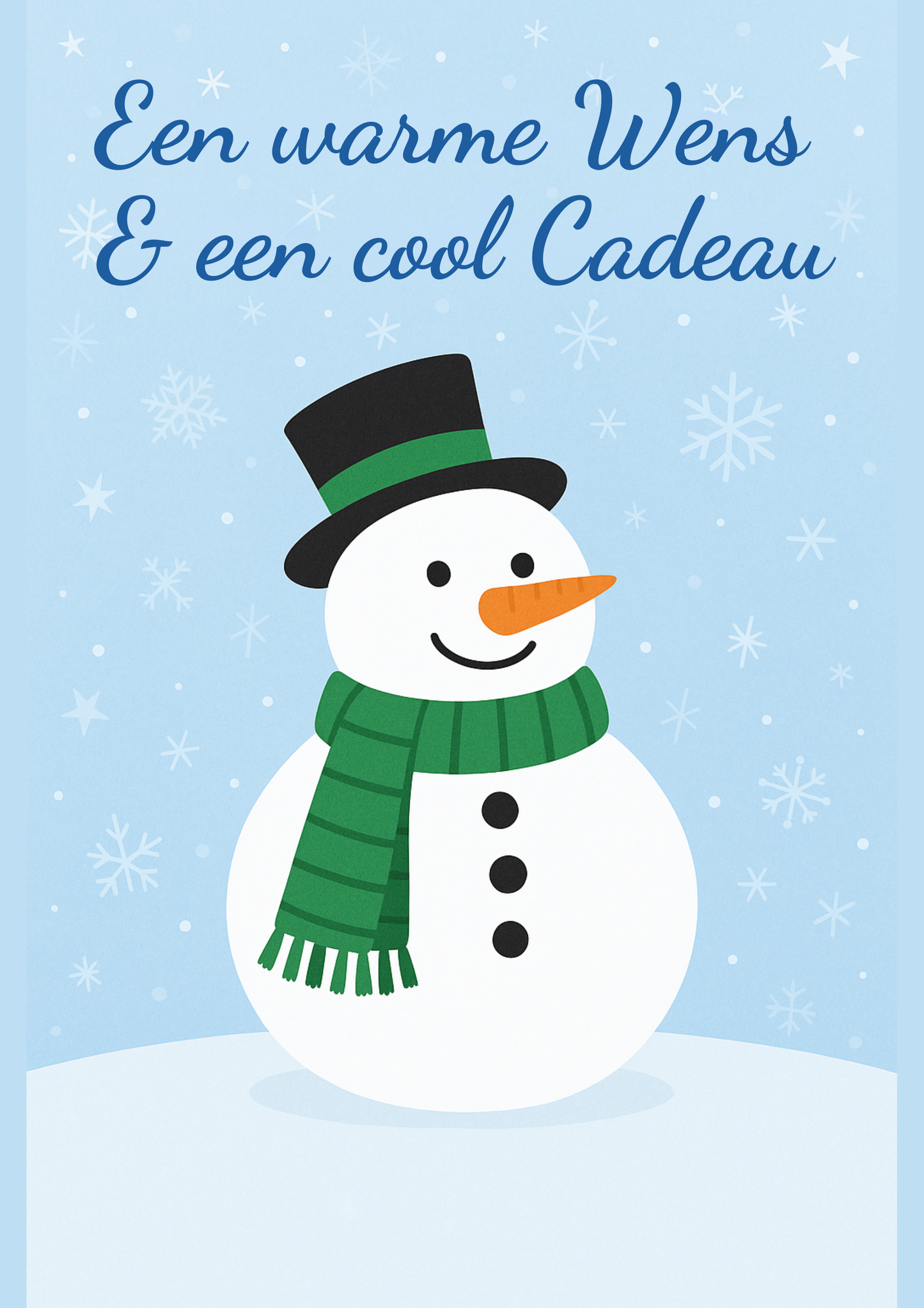 ❄️ Sneeuwpop – een warme wens & een cool cadeau