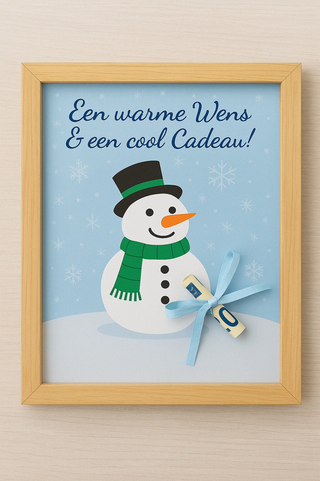 ❄️ Sneeuwpop – een warme wens & een cool cadeau