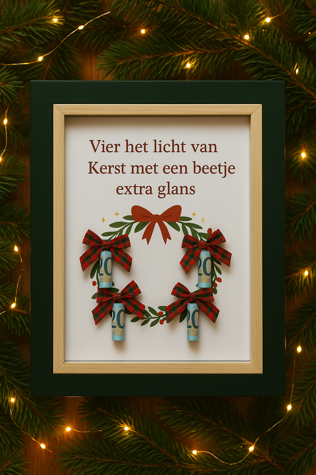 ✨🎄Kerstkrans DIY Geldcadeau Pakket ✨🎄