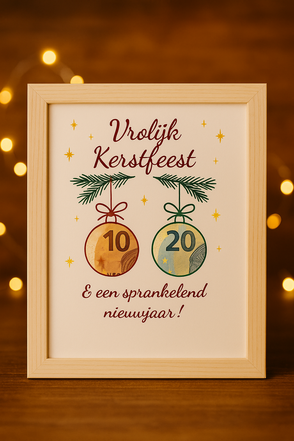 ✨Vrolijk Kerstfeest 2 Kerstballen