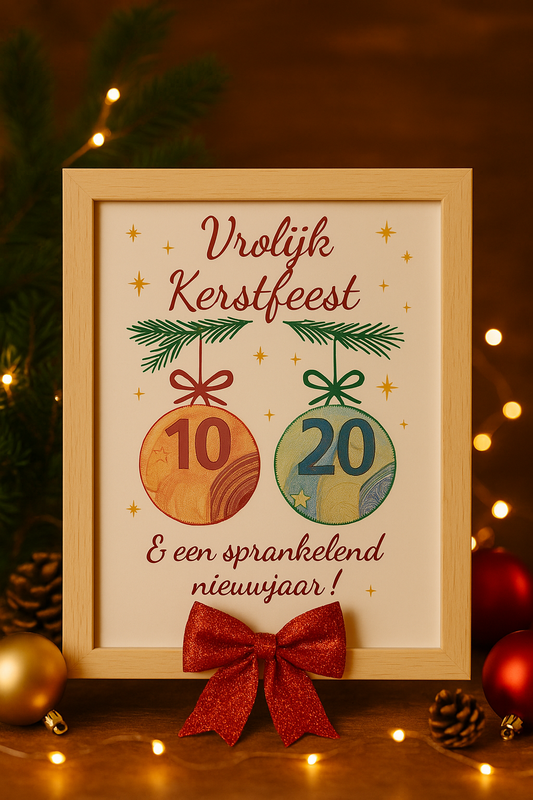 ✨Vrolijk Kerstfeest 2 Kerstballen
